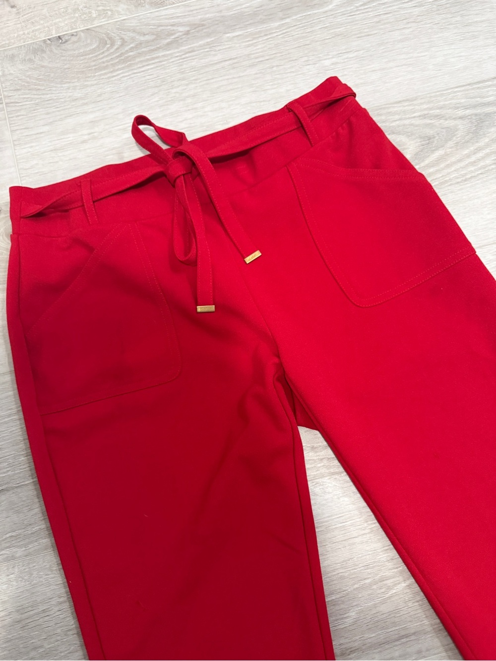 NYCC Red Drawstring Pants - Picture 3 of 5